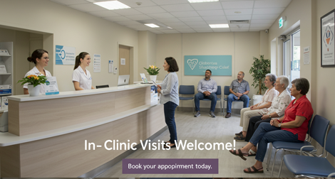 in clinic visits